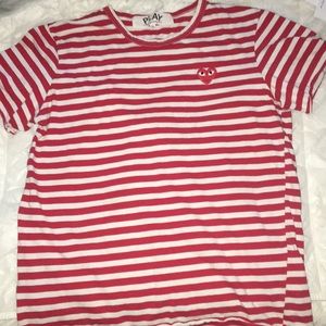 Red & White COMME des GARÇONS  Shirt